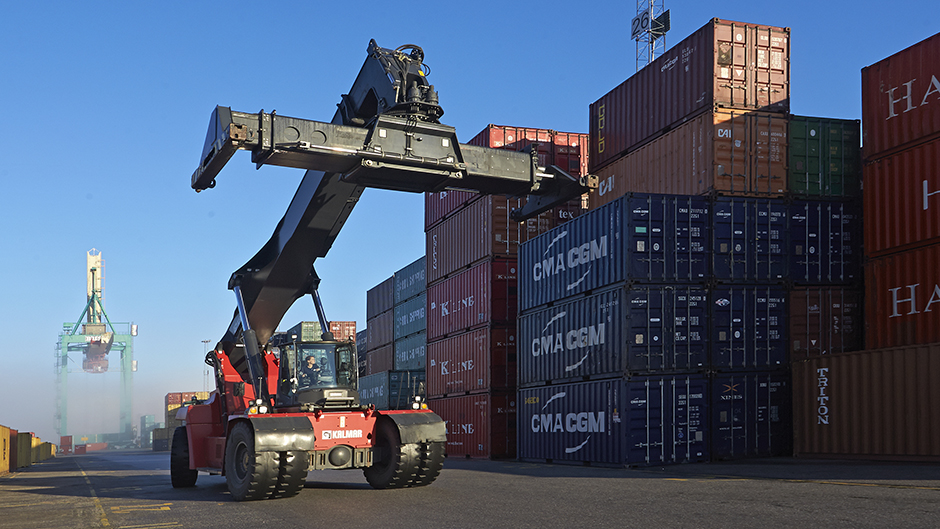 Container Terminal Frihamnen Stockholm