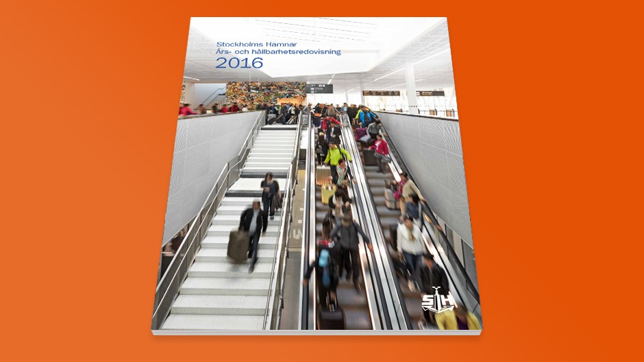 The cover of the annual report 2016