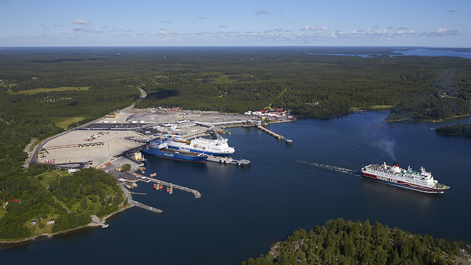 Aerial view of Port of Kapellskär