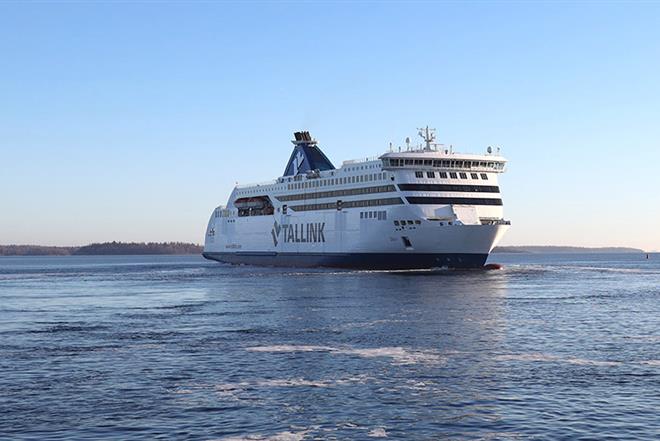 Star 1 on its way into Port of Kapellskär