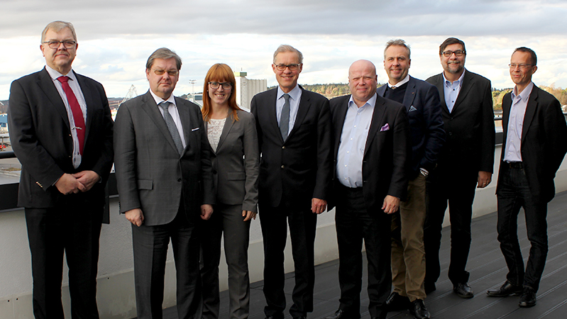 Representatives from the different ports