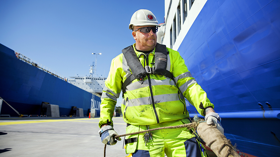 Stevedorer in Port of Kapellskär