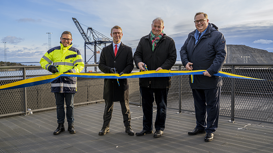 Ceremony at Stockholm Norvik Port