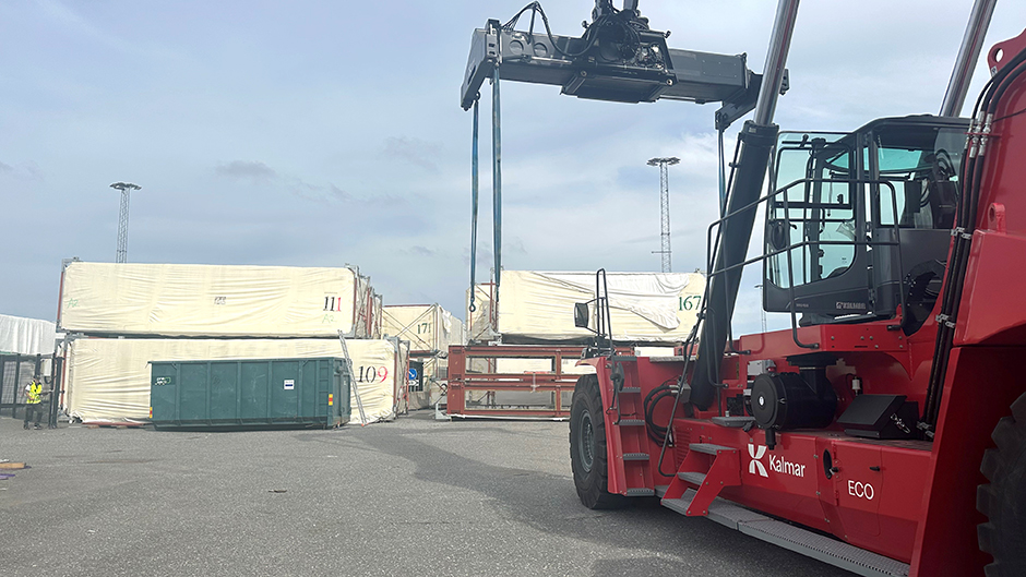 House modules at Frihamnen Port