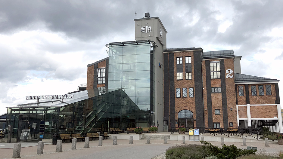 The exterior of the building Magasin 2/Frihamnen terminal