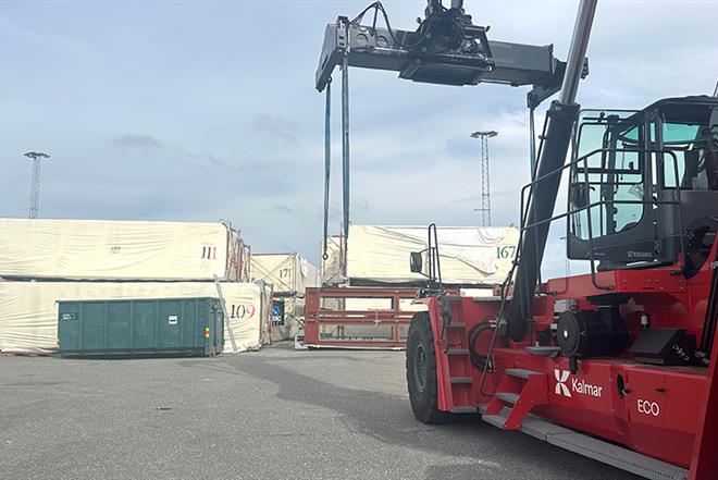 House modules at Frihamnen Port