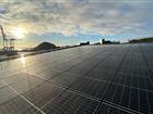The solar cells at Stockholm Norvik Port