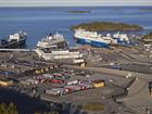 Aerial view of Port of Kapellskär