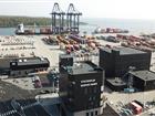 Aerial view of Stockholm Norvik Port
