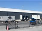 The outside of the warehouse